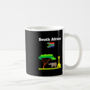 South Africa Flag Vacation Souvenir Safari Lover Coffee Mug