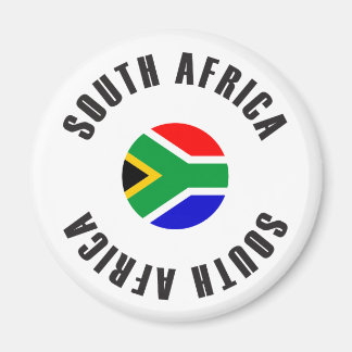 South Africa Flag Wheel Magnet