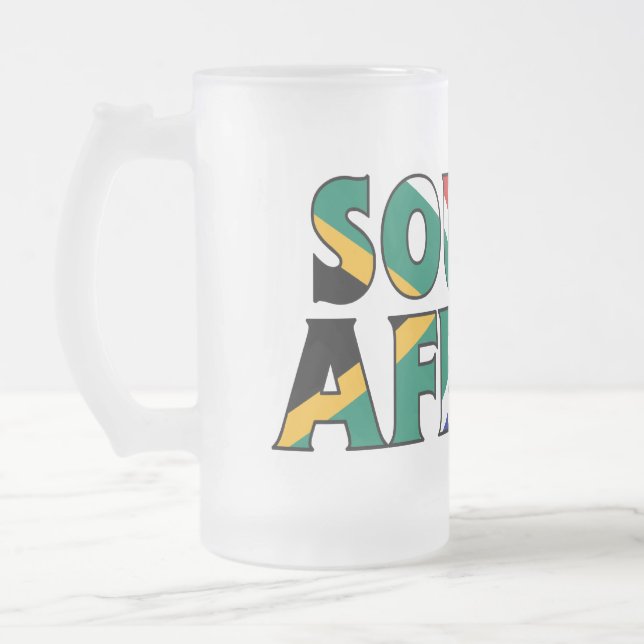 South Africa Frosted Mug (Left)