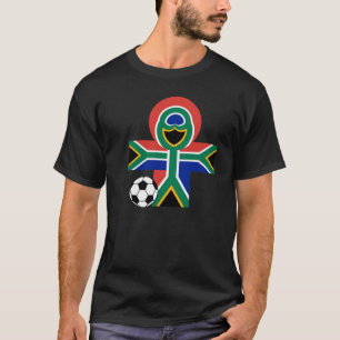 South Africa Happy Flag Soccer Football Dark T T-Shirt