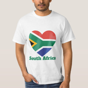 South Africa Heart Flag T-Shirt