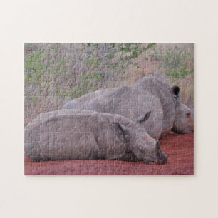 South Africa Hluhluwe Rhino Jigsaw Puzzle