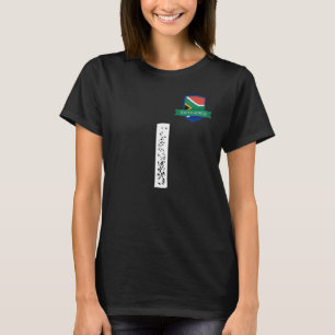 South Africa Human-Flag Letter I South Africa T-Shirt