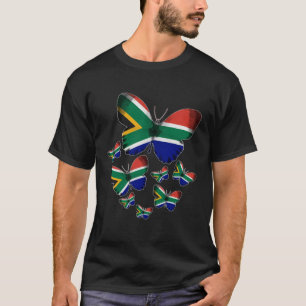 South Africa Ideas Kids With Butterfly South Afric T-Shirt