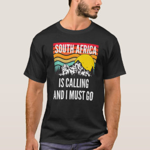 South Africa Is Calling And I Must Go, Wavy Sunset T-Shirt