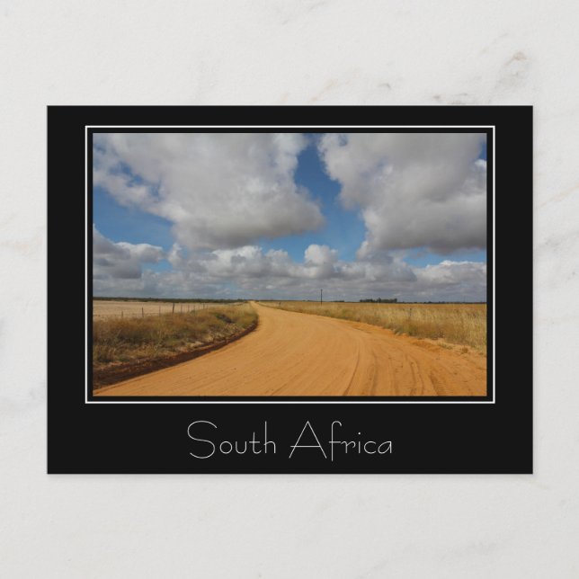 South Africa Landscape Road Scenery Postcard (Front)