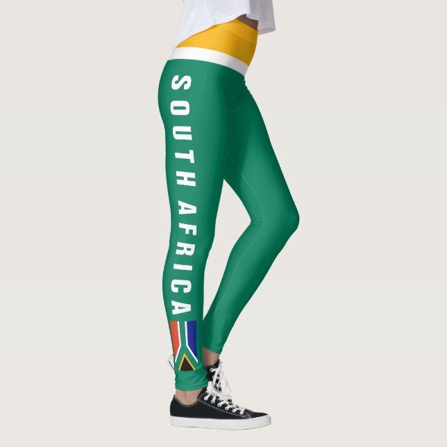 South Africa Leggings | Mini Flag (Right)