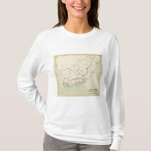 South Africa Lithographed Map T-Shirt