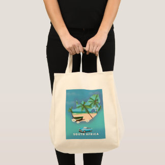 South Africa Map Illustration travel poster. Tote Bag