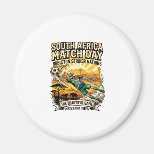 South Africa Match Day Skeleton Striker Nations Hi Magnet