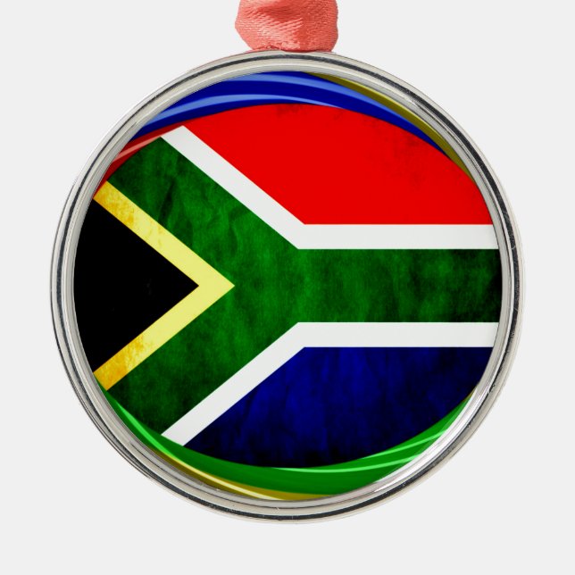 South Africa Metal Tree Decoration (Front)