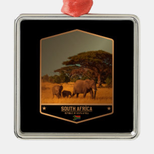 South Africa Metal Tree Decoration