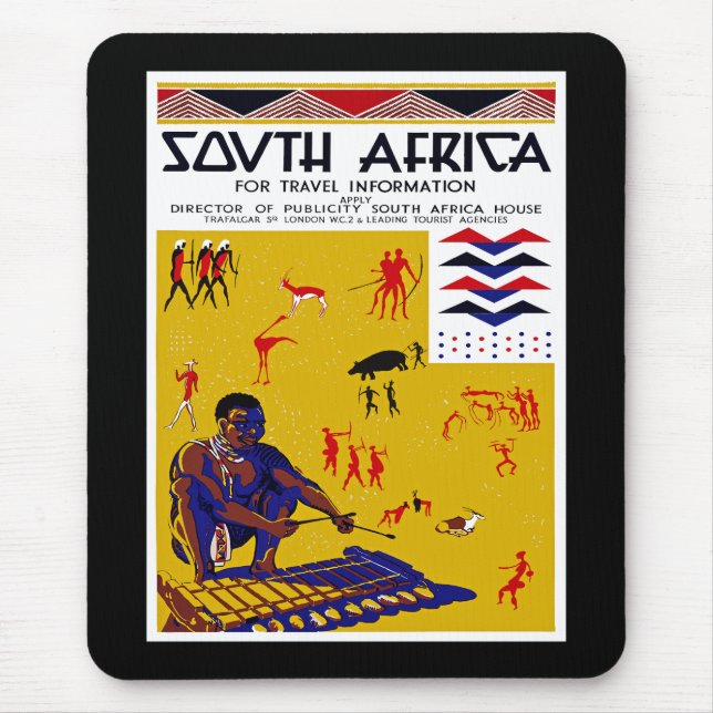 South Africa Mouse Mat (Front)
