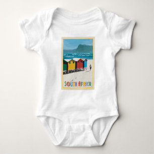 South Africa Muizenberg Beach Baby Bodysuit