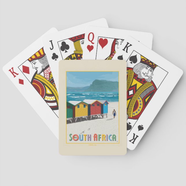 South Africa | Muizenberg Beach Playing Cards (Back)