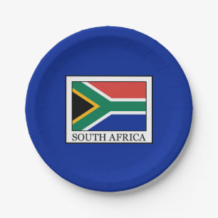 South Africa Paper Plate