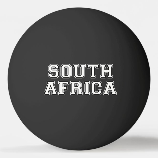 South Africa Ping Pong Ball (Front)