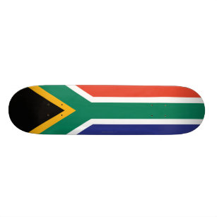 South Africa Plain Flag Skateboard