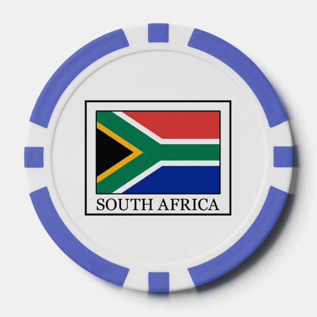 South Africa Poker Chips (Front)