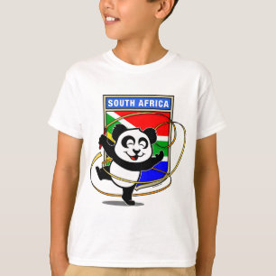 South Africa Rhythmic Gymnastics Panda T-Shirt