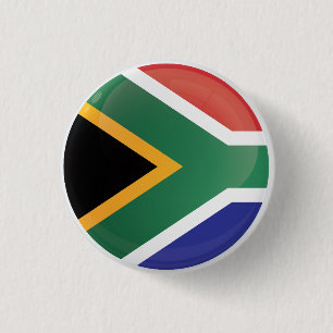 South Africa  Round Icon Flag 3 Cm Round Badge
