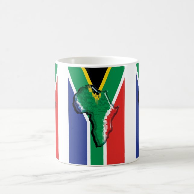 South Africa RSA African flag Coffee Mug (Center)
