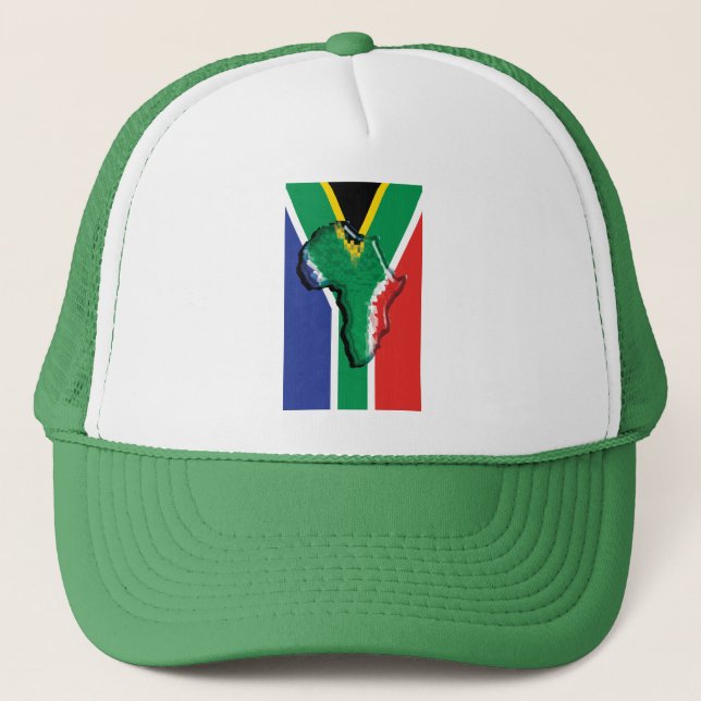 South Africa RSA African flag Trucker Hat (Front)