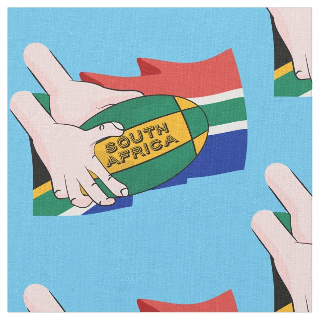 South Africa Rugby Fabric (Close Up)