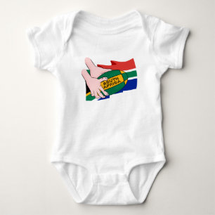 South Africa Rugby Flag Baby Bodysuit