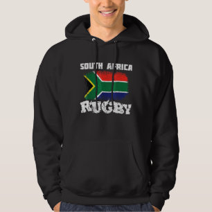 South Africa Rugby Shirt With South African Flag