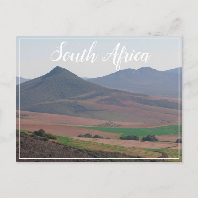 South Africa Rural Landscape Mountain SA Postcard (Front)