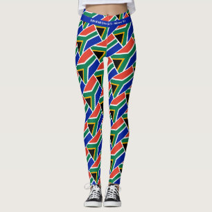SOUTH AFRICA Scripture RUN YOUR RACE Personalised Leggings