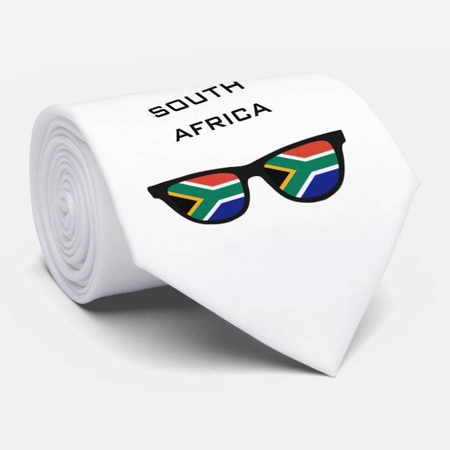 South Africa Shades custom text & color tie (Rolled)