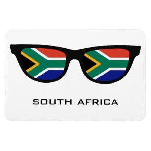 South Africa Shades custom text & colour magnet