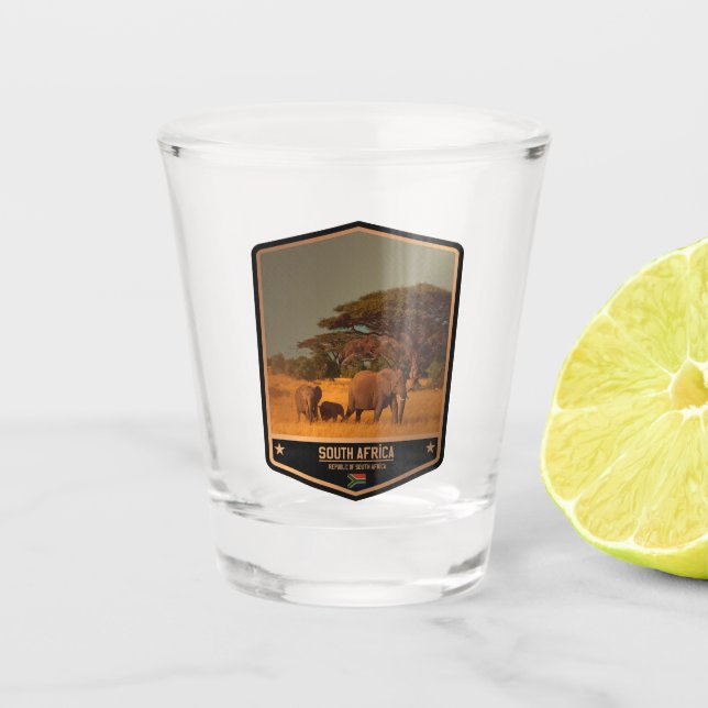 South Africa Shot Glass (Front)