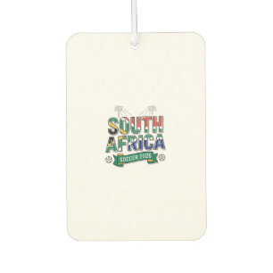 South Africa Soccer 2026 Soccer Bold Country Typog Car Air Freshener