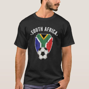 South Africa Soccer Flag Football South African Pr T-Shirt