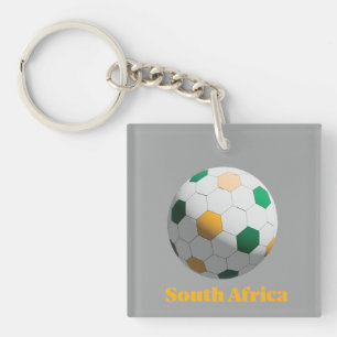 South Africa Soccer Key Ring