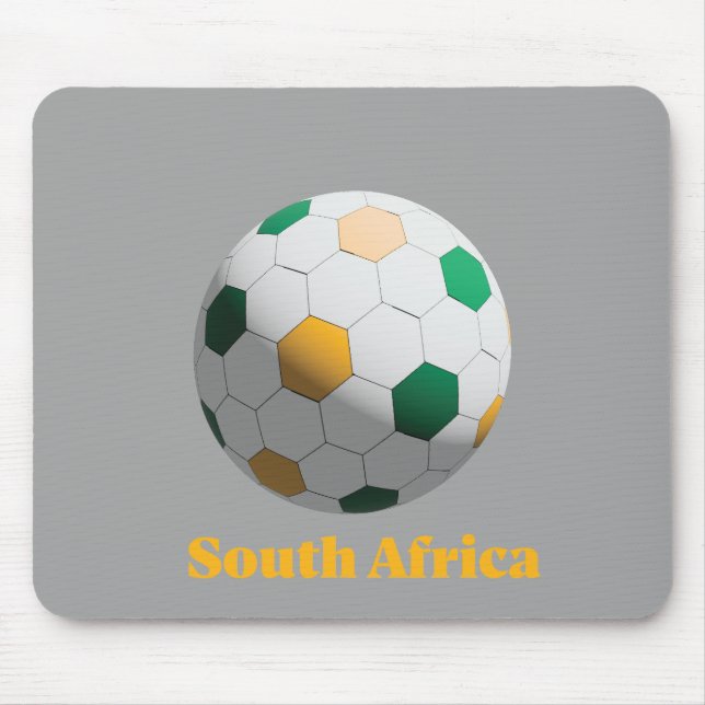 South Africa Soccer Mouse Mat (Front)
