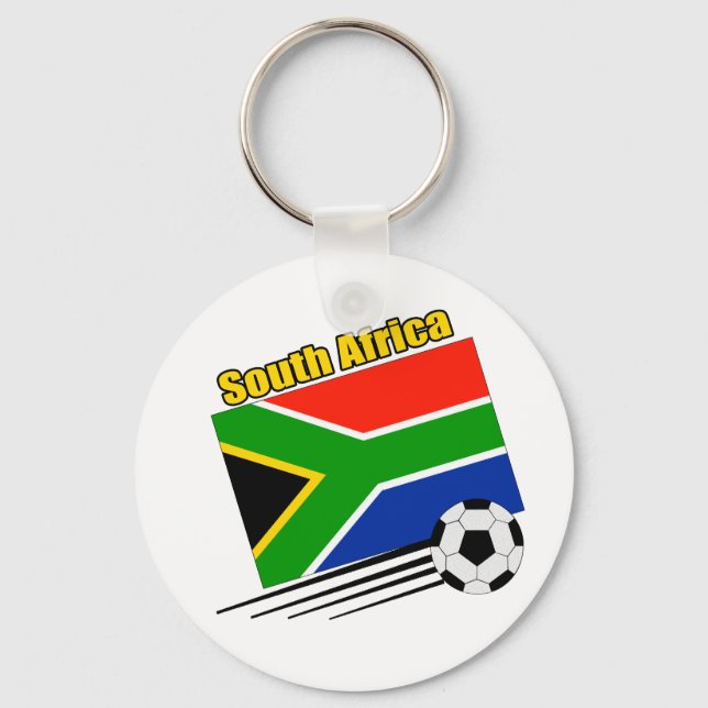 South Africa Soccer Team Key Ring (Front)