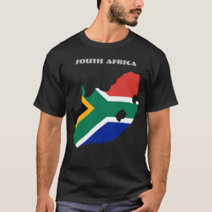 SOUTH AFRICA Special Customisable Black Tourist T-Shirt
