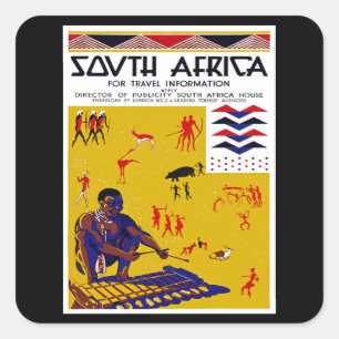 South Africa Square Sticker