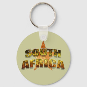 South Africa Star Tees & South African Star gifts Key Ring