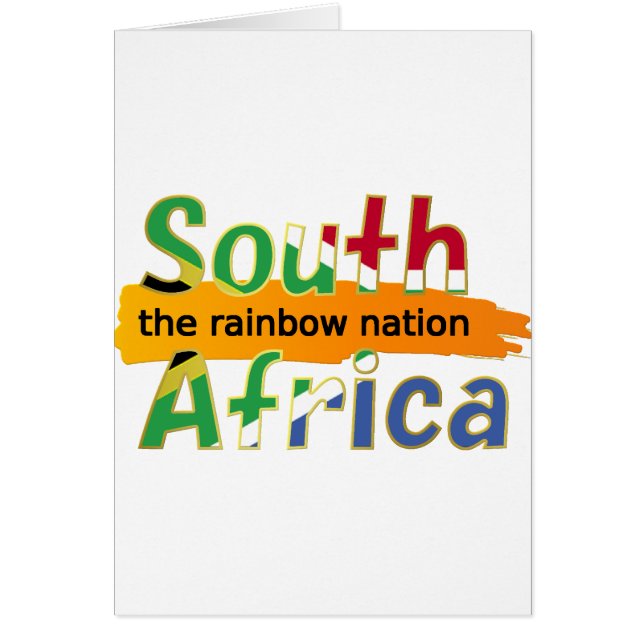 South Africa: the rainbow nation (Front)