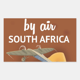 South Africa Vintage Travel poster Rectangular Sticker