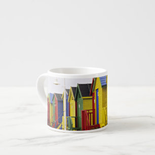 South Africa, Western Cape, St James. Colourful Espresso Cup