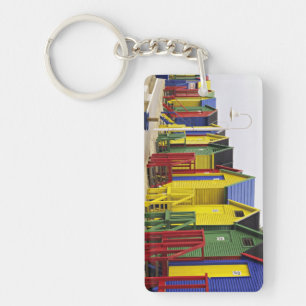 South Africa, Western Cape, St James. Colourful Key Ring