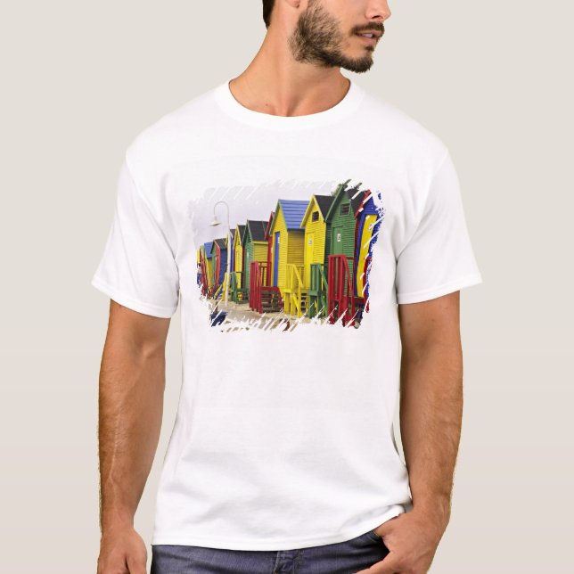 South Africa, Western Cape, St James. Colourful T-Shirt (Front)