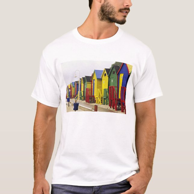 South Africa, Western Cape, St James. Colourful T-Shirt (Front)