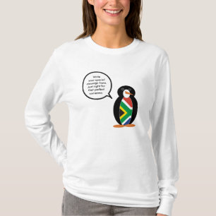 South Africa Wildlife Penguin Personalised Gift T-Shirt